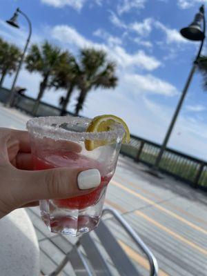 Strawberry lemon drop shot