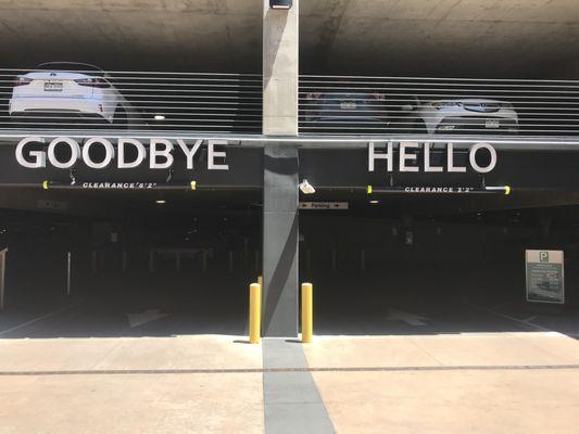 Parking Garage behind office