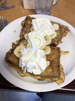 Banana bread French toast