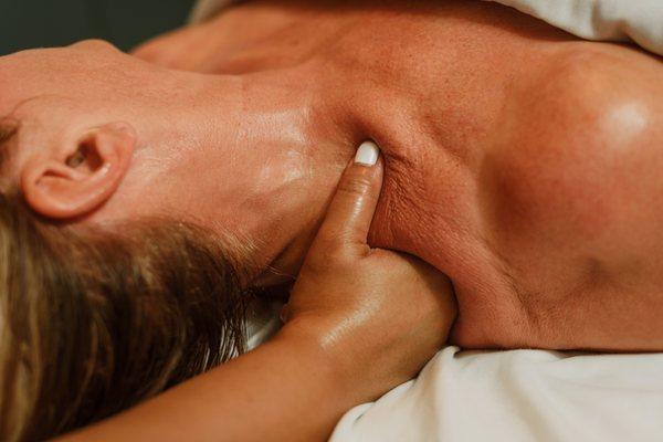 Relieve mental and physical stress with massage therapy or cupping.