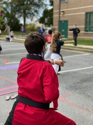 In person, outdoor and virtual martial arts classes