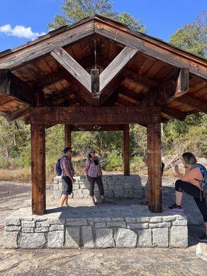 Timber framed gazebo