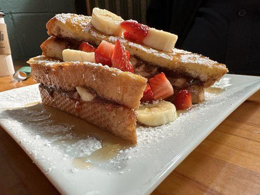 Nutella french toast.