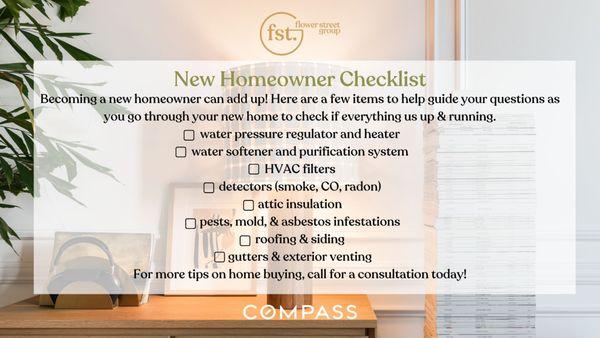 Looking to purchase a home soon? Let's chat to discuss what to look out for in your new home purchase.