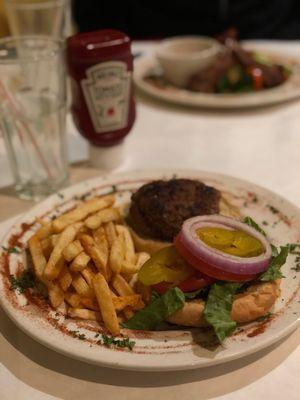 Creekstone burger. Yum!