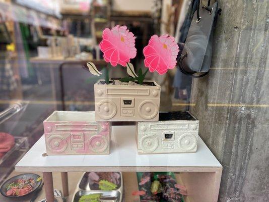 Boom boxes for flowers @meadowblasters