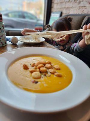 Winter Squash soup.. mmmmmm...