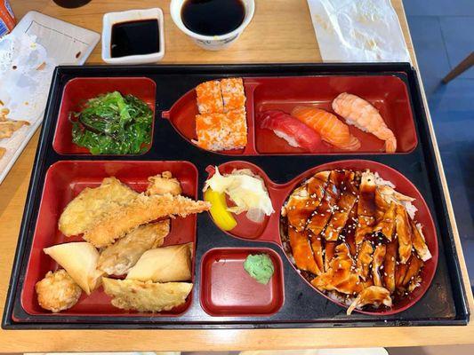 Chicken teriyaki bento box