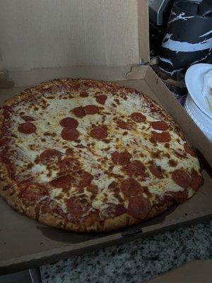 Pepperoni pizza