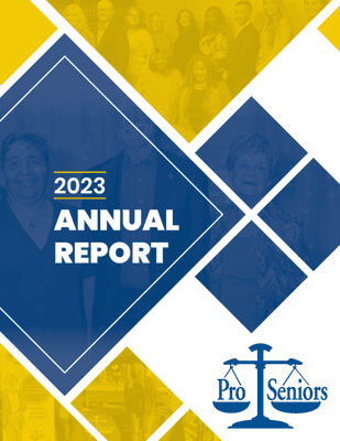 Have you read our 2023 Annual Report? 
 Check out all the ways that you're empowering seniors! https://www.proseniors.org/our-impact/