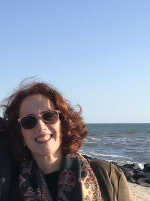 Windy day at a beach on the day after my appointment!