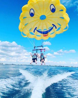 Parasailing in Saint Pete.