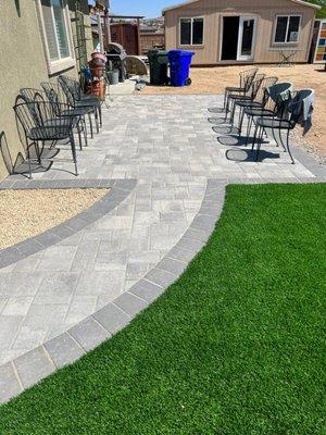 pavers and landscape