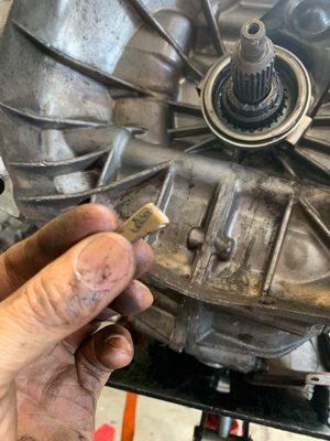 They found out previous owner of the vehicle tried to do the clutch on this car before.