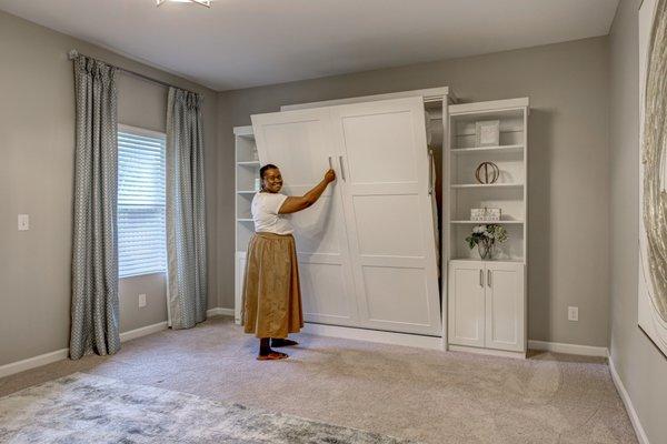 Murphy Bed/Wall Bed Installation In West Cobb Townhome