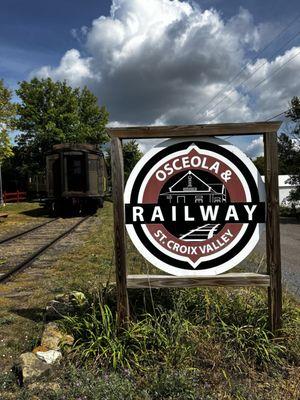 Osceola & St. Croix Valley Railway Signage