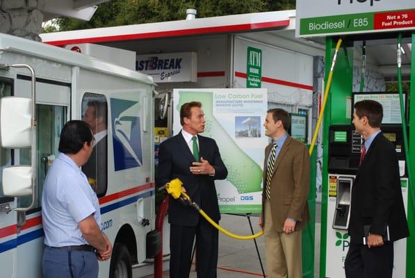 Even Governor schwarzenegger filled up here one time.