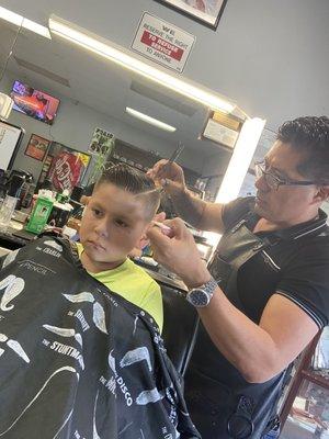 Kid hair cut