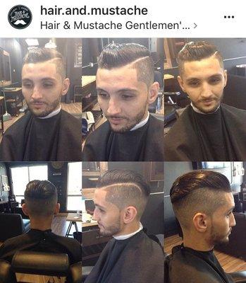 Modern mans hairstyle