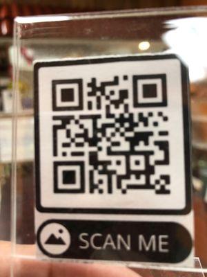 Digital menu. Please SCAN it to see full menu.