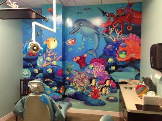 Pediatric Private Treatment room with TV