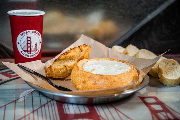 Clam Chowder Bread Bowl!