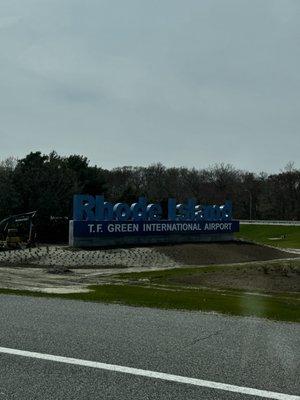 New RI T.F. Green International Airport Signage