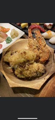 Deep fried soft shell crab