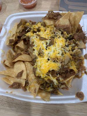 Carnitas nachos