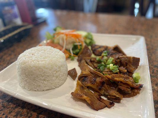 BBQ Pork with Broken Rice