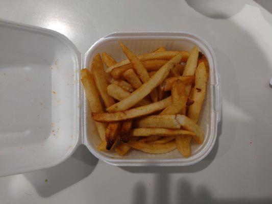 French fries that took 13 minutes to make.