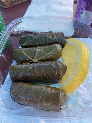 Stuffed grape leaves