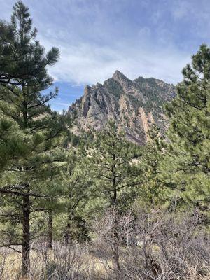 Great views of shirt tail peak