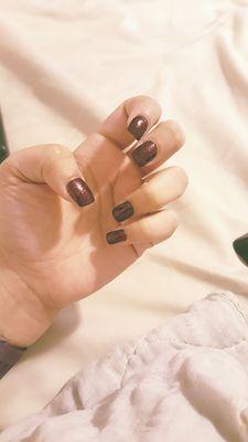 The nail color I picked my second time around