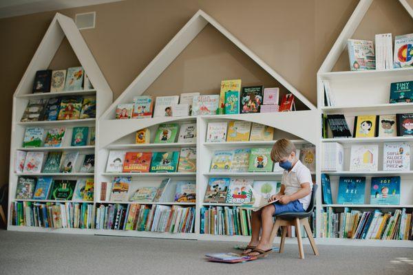 Bring your favorite young reader to the store to browse and read from the kids' section.