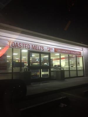 Toasted melts for $2.99