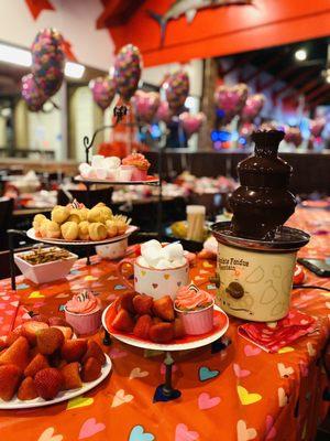 Our party dessert table