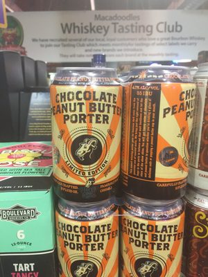 Chocolate peanut butter beer interesting