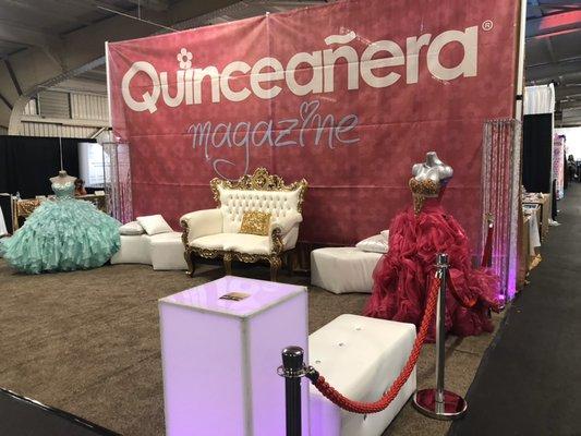 Lounge Sponsor for Quinceañera Magazine