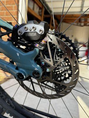 Absolutely love their work.  SRAM Maven Ultimate Brake Install with Rotors.