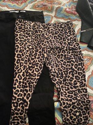 Brand new jcpenny leggings and hot topic pants. They passed on both these items. Said they were "out of style"