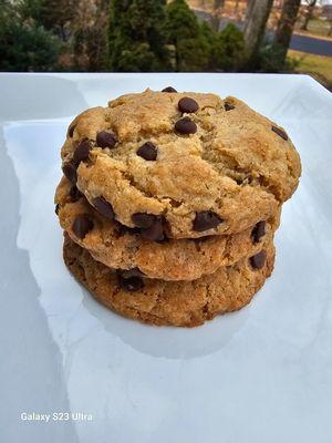 Gluten-free chocolate chip coconut cookies