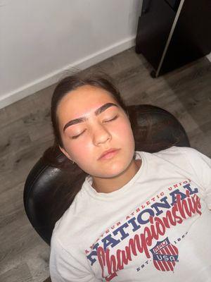 Brow threading