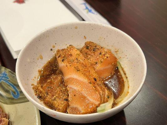 Pepper Salmon Sushi Bar Starters