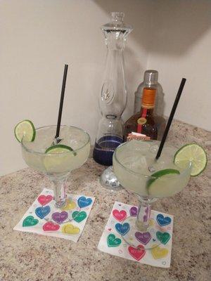 Skinny rita's!!! Clase Azul, Cointreau ..lemon & lime juice! XoXo