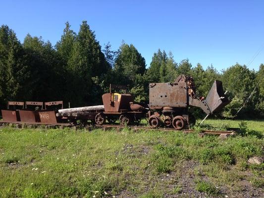 Retired copper mining equipment. Rust In Peace.