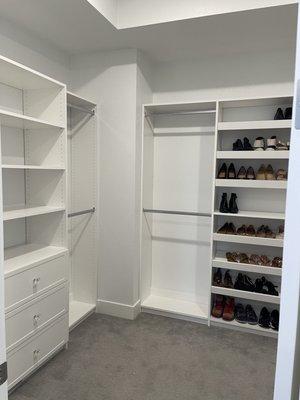 Custom closet design