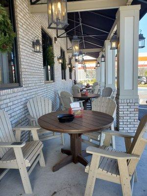 Outdoor seating