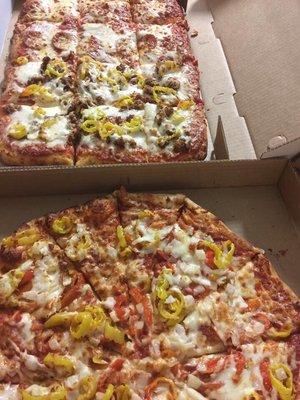 12 cut XL and a 12 cut Sicilian