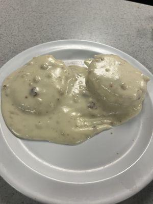 Half Order Biscuits and Gravy